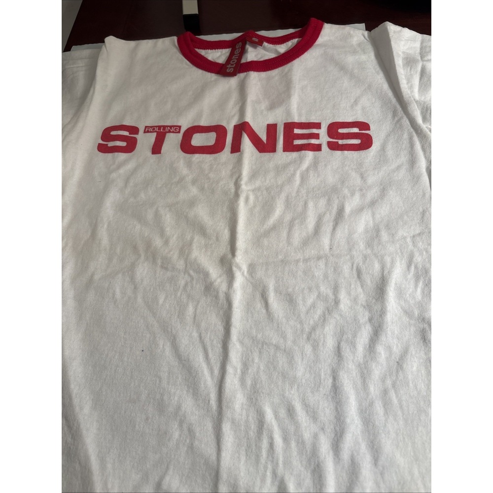 The Rolling Stones 2002/2003 North American Tour White& Red Size Small